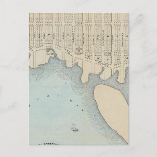 Carte Postale Lavallette City by the Sea, Squan Beach, NJ (Devant)