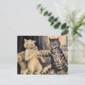 Carte Postale L'avance par Louis Wain (Debout devant)