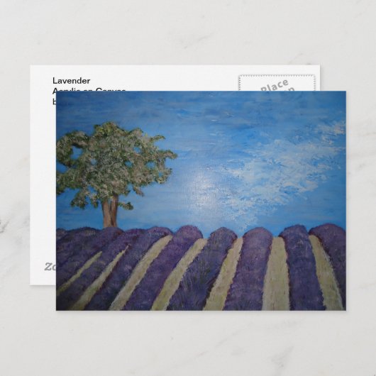 Carte Postale Lavande (Devant / Derrière)