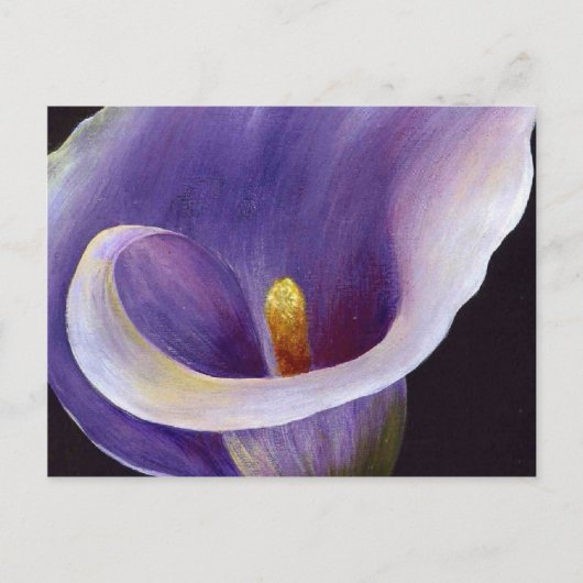 Carte Postale Lavande Calla Lily (Devant)