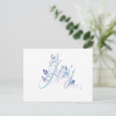 Carte Postale Lavande et Blue Joy (Debout devant)