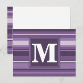 Carte Postale Lavande monogramme (Devant / Derrière)