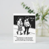 Carte Postale L'avantage de la peste (Debout devant)