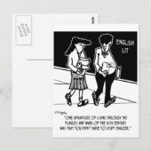 Carte Postale L'avantage de la peste (Devant / Derrière)