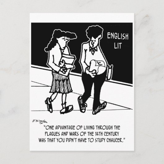 Carte Postale L'avantage de la peste (Devant)