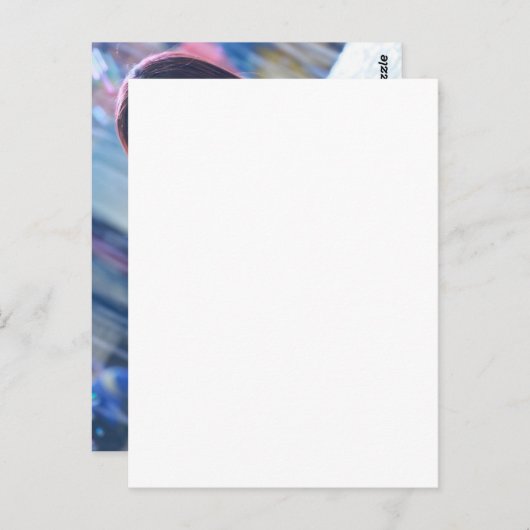 Carte Postale Lave-auto (Devant / Derrière)