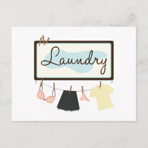 Carte Postale Lave-linge