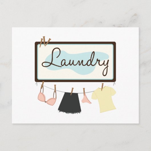 Carte Postale Lave-linge (Devant)