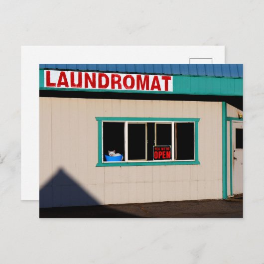Carte Postale Lave-linge (Devant / Derrière)