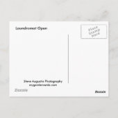 Carte Postale Lave-linge ouvert (Dos)