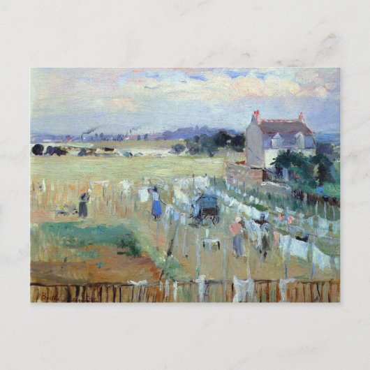 Carte Postale Lave-linge par Berthe Morisot (Devant)