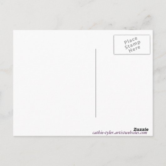 Carte postale 'Lavender' (Dos)