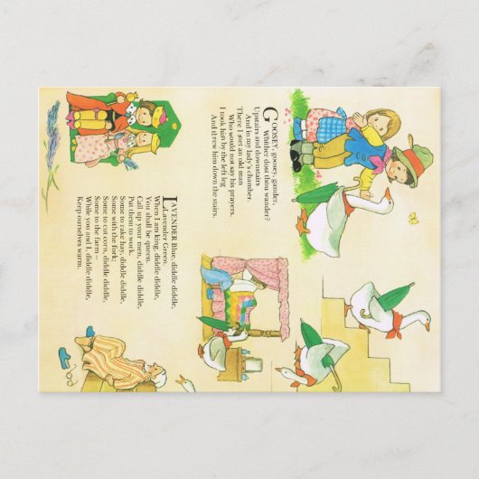 Carte postale Lavender Blue Nursery Rhyme (Devant)