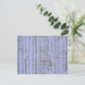Carte postale Lavender Faux Wood Texture (Debout devant)