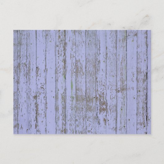 Carte postale Lavender Faux Wood Texture (Devant)