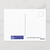 CARTE POSTALE LAVENDER FLOWERS #1 (Dos)