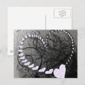 Carte Postale Lavender Heart (Devant / Derrière)