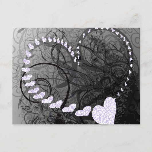 Carte Postale Lavender Heart (Devant)