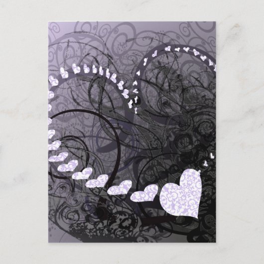 Carte Postale Lavender Heart (Devant)