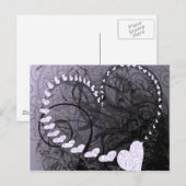 Carte Postale Lavender Heart (Devant / Derrière)