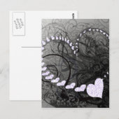 Carte Postale Lavender Heart (Devant / Derrière)