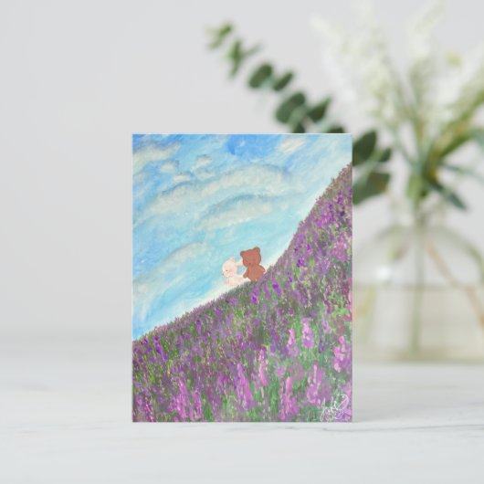 Carte Postale "Lavender Memory" Postcard & Envelope Set (Debout devant)