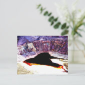 Carte Postale Lavender Pit Mine Conception abstraite (Debout devant)