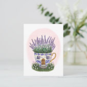 Carte postale Lavender Teacup (Debout devant)