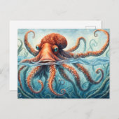 Carte Postale L'avènement des profondeurs (Devant / Derrière)