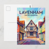 Carte Postale Lavenham Royaume-Uni (Devant / Derrière)