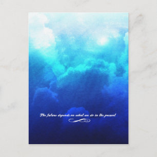 Carte Postale L'avenir dépend de ce que nous faisons actuellemen
