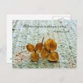 Carte Postale 'L'avenir dépend de ce que vous faites aujourd'hui (Devant / Derrière)