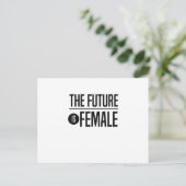Carte Postale L'avenir est féminin (Debout devant)