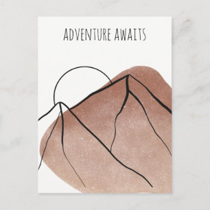 Carte Postale L'aventure attend les amateurs de camping