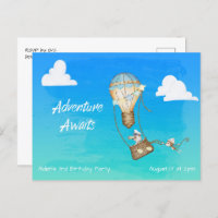 L'aventure Attend Montgolfière Singe