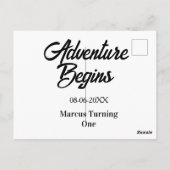Carte Postale L'aventure commence date de naissance simple min (Dos)