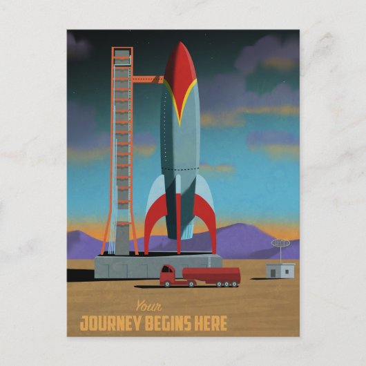 Carte Postale L'aventure commence ici (Devant)