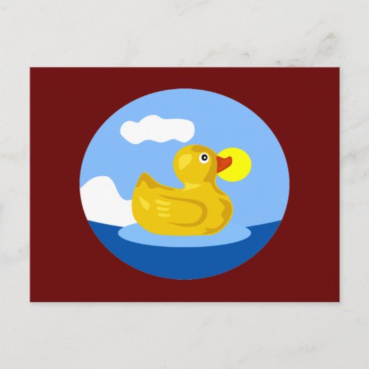 Carte Postale L'aventure de Rubber Ducky (Devant)