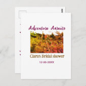 Carte Postale l'aventure des rizières attend le nom de la baby s (Devant / Derrière)