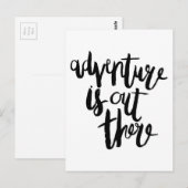 Carte Postale L'aventure est là (Devant / Derrière)