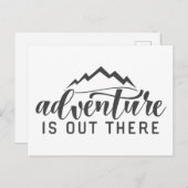 Carte Postale L'aventure est là (Devant / Derrière)