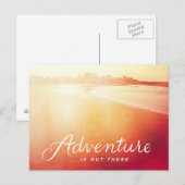 Carte Postale L'aventure est là (Devant / Derrière)