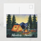 Carte Postale l'aventure vous attend (Devant / Derrière)