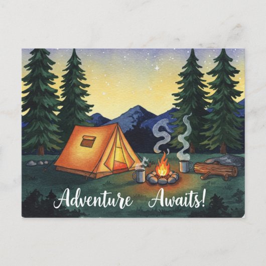 Carte Postale l'aventure vous attend (Devant)