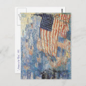 Carte Postale L'avenue Hassam dans la pluie (Devant / Derrière)