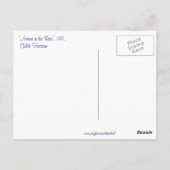 Carte Postale L'avenue Hassam dans la pluie (Dos)