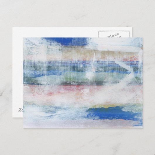 Carte Postale Laver blanc II (Devant / Derrière)