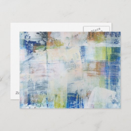 Carte Postale Laver blanc III (Devant / Derrière)