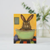 Carte Postale Laver ton lièvre (Debout devant)