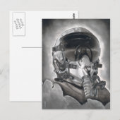 Carte Postale L'aviateur (Devant / Derrière)